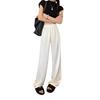 Wide Leg Pants Womens Summer High-Waist Leisure Straight Large Size Womens Pants