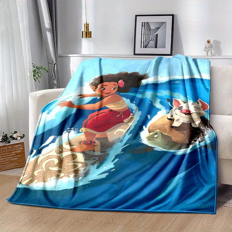 1pc, Moana's Adventure: Soft & Cozy Home Decor Blanket Perfect for Couch, Bed, Travel, Camping, Car, Beach, Office Nap Gift Idea