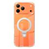 Transparent Case for iPhone 17 15 14 13 16 Pro Max Plus Air 17Pro 16Pro for Magsafe Magnetic Ring Stand Shockproof Back Cover