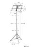SUZUKI Portable Music Stand MS-400B