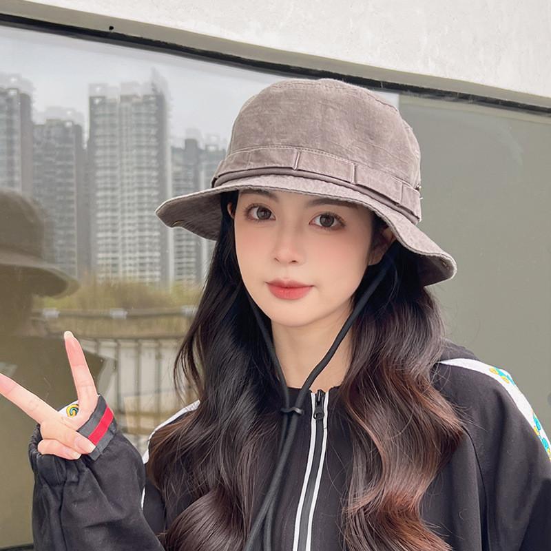 Classic Cotton Fisherman Hat With Wide Brim For Outdoor Sun Protection Summer Casual Wear