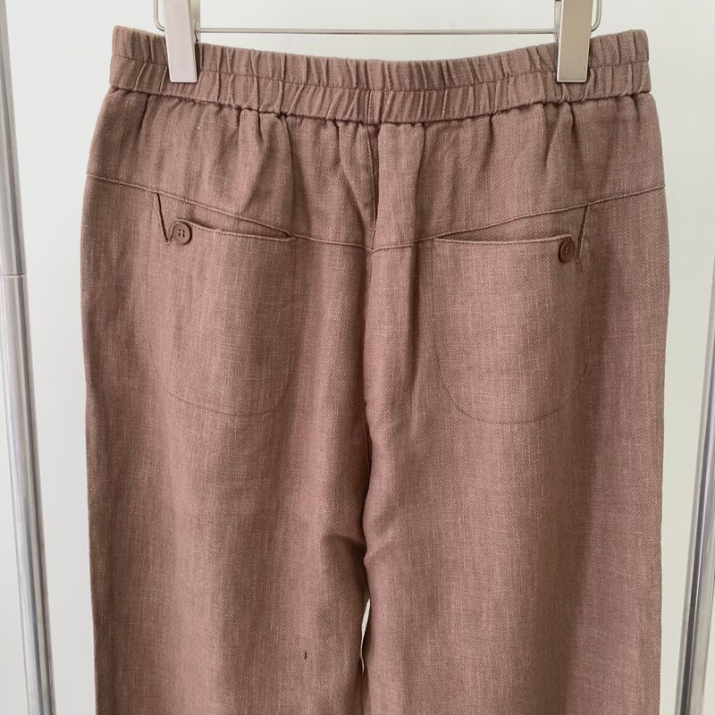 100% Ramie Casual Pants Women's Pants New Arrival Spring & Fall Baggy Pants Loose Slim Looking Summer Women's Pants Cotton Linen Pants