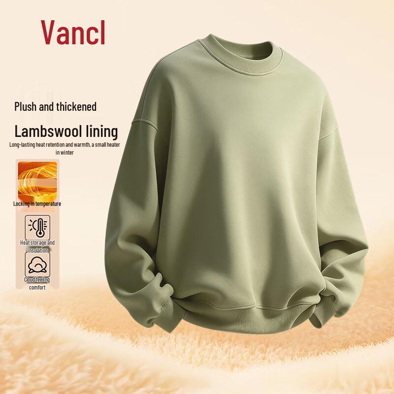 

VANCL Men s Lamb Fleece Round Neck Sweatshirt 3XL