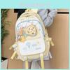 Backpack Cartoon Pattern Student Large Capacity Schoolbag Outdoor Bag Travel