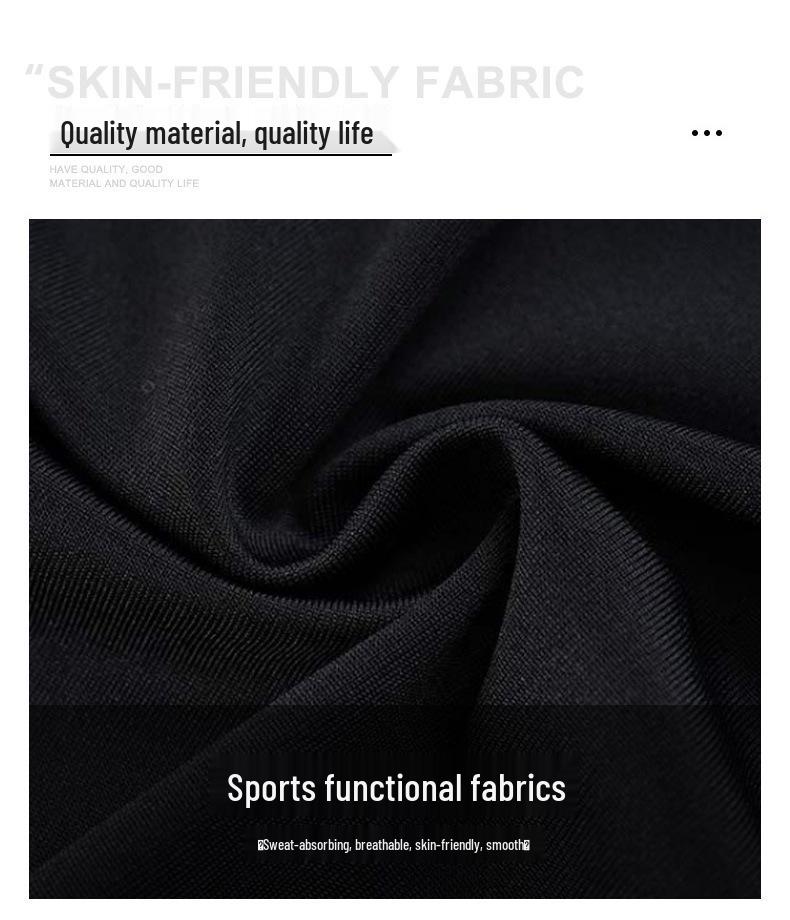 Men's Quick-Dry Athletic Tee - Breathable, Sweat-Wicking, Tight-Fit for Running and Fitness
