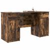 Smoke Oak Desk 140 x 49 x 76 cm Wood Based Material