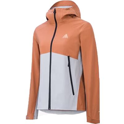 Training Series Color Block Water Shell Zipper Hooded Long Sleeve Jacket Women Jacket Sunset-Orange 962337602-2