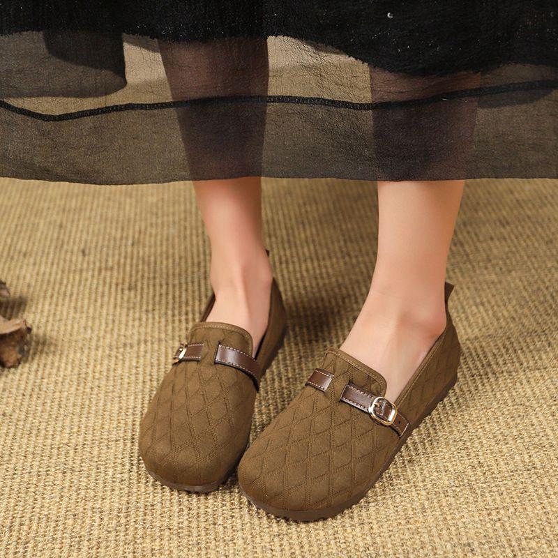 Women's Flat Loafers Shoes Round Toe Slip-on Ladies Footwear With Discount Offer 2025 Trend Y2k 39 Chic and Elegant Casual Shoe