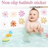 72 PCS Original Non Slip Bathtub Stickers,Flowers Skidproof Shower Sticker with Premium Scraper,Bathtub Non Slip Stickers for Bathroom