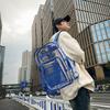 Schoolbag Transparent Jelly Bag Trendy High School College Student PVC Schoolbag New Large Capacity Cool Waterproof Backpack