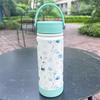 Insulated Water Bottle Floral Printed Stainless Steel Leak Proof Reusable for Office Women Girls Daily Drinking