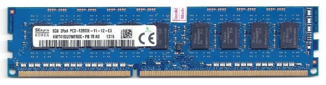 

Hynix 8GB DIMM DDR3 UNBUF ECC 240 Pin PC12800(1600) - HMT41GU7BFR8A-PB
