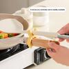Spatula Holder Spoon Rest Heat Resistance Non-Slip Silicone Pot Spoon Holder Clip Mini Stove Top Spatula Holder