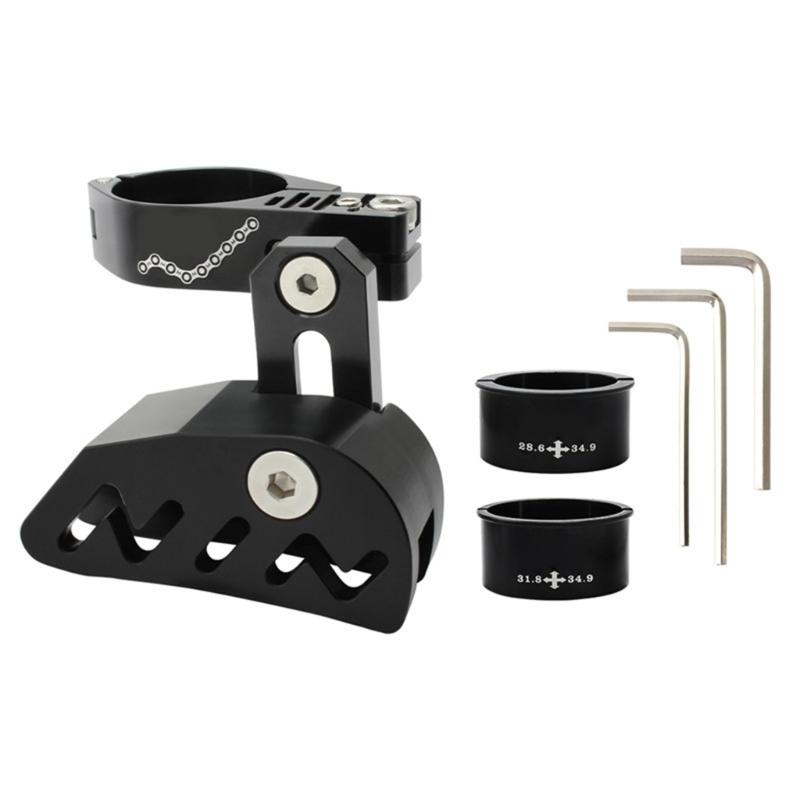 

Mountain Bicycles Chain Guide Single Speed Chain Protector Tensioner Direct Mount Chainring Guard Cycling Accessory чорний