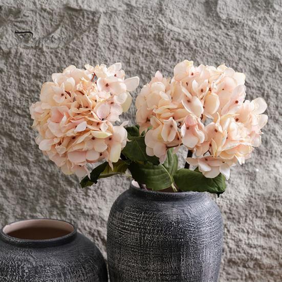 Künstliche Blume, lichtbeständig, simulierte Hortensie, realistische Kunstpflanze für Zuhause, Hochzeiten, Dekoration