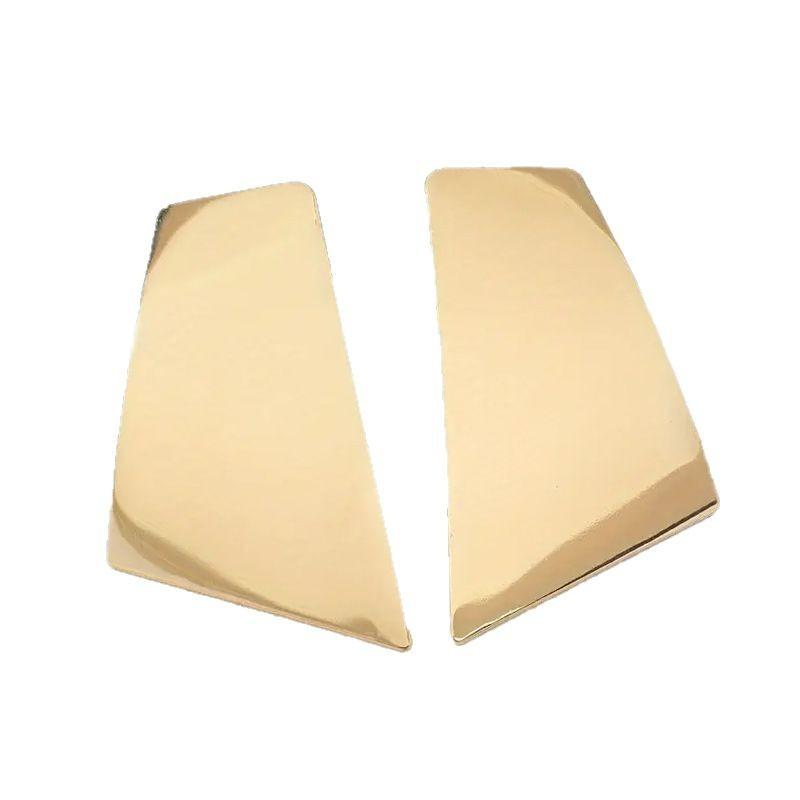 Simple Metal Geometric Stud Earrings Trendy INS Jewelry