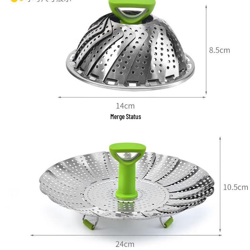 

Expandable Stainless Steel Steamer Basket