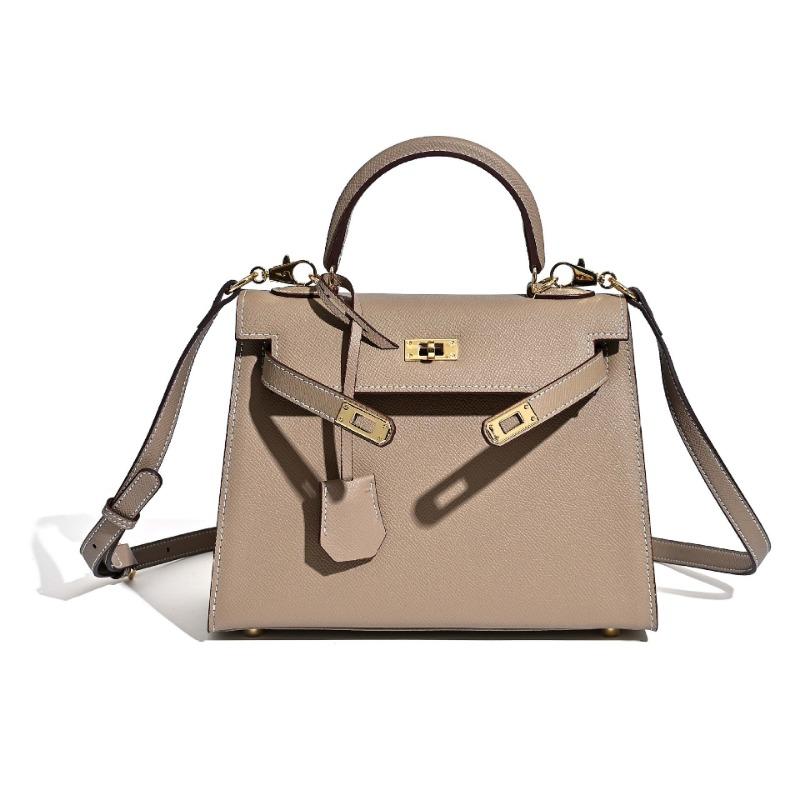 

New cowhide leather women s bag single shoulder messenger bag handbag wide shoulder strap fashion niche light luxury high-end bag 25*8*19cm