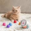 NEKO MORE CANDY POT Felt Pack of Cat Toy Balls, Large, Approx. 3.5cm, 9, (RETRO)