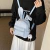 Durable backpack versatile 2025 new fashion cute student commuting schoolbag travel mini going out backpack