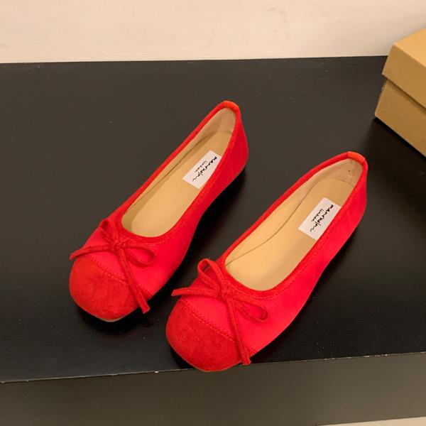 Fashion Shallow Mouth Retro Woman Shoes Female Footwear Elegant Ballet Flats Dress Comfortable Summer New Moccasin Ballerinas Spring