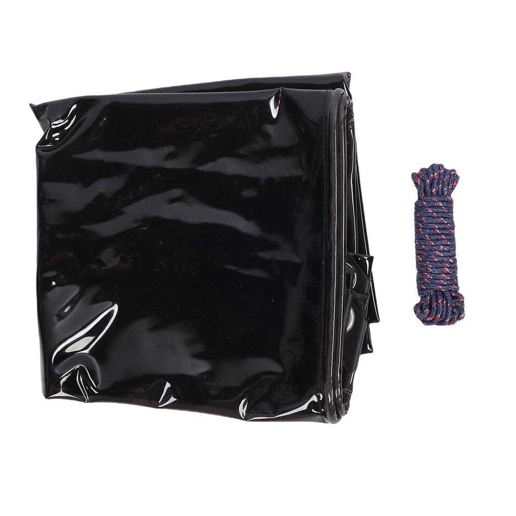 Universelle getönte transparente Gabelstaplerabdeckung Sonne Regen Wasserdicht Schützender Schatten PVC 53 x 45 Zoll