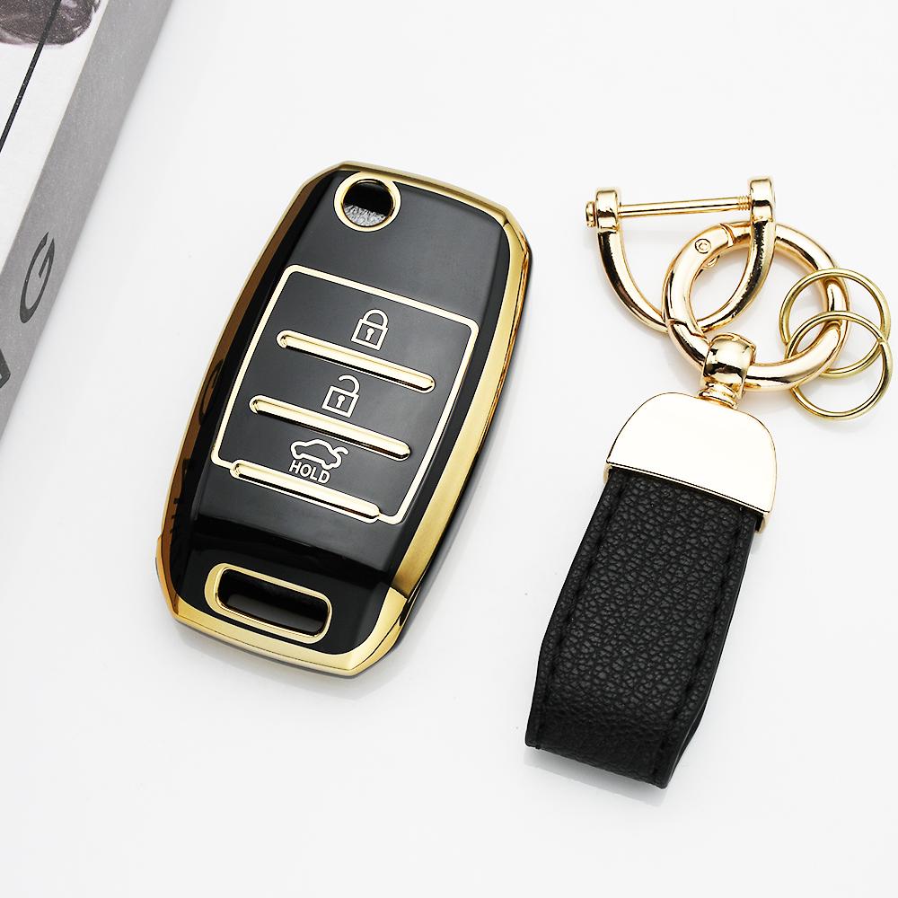Fashion Tpu Remote Keyless Case Flip Folding Car Key Cover For Kia Ceed Sorento Cerato K2 K3 K4 K5 Sid Rio Soul Sportage