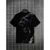 Men's Fashion 3D Printed Men's T-Shirt Round Neck Short Sleeve Trendy Street Wear