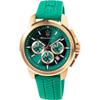 Successo Green Silicone Gents Quartz Chronograph with Date R8871621038