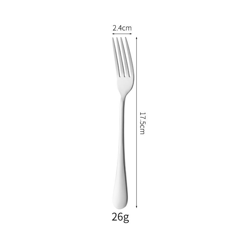 Stainless Steel Long Handle Soup & Dessert Spoon with Round Point – Western Tableware Series 1010