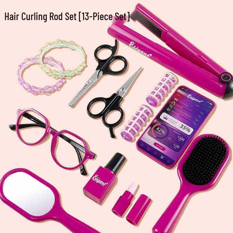 Children's Vanity Makeup Toy Set - Little Princess Cosmetics Playhouse
