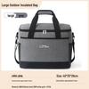 Oxford Cloth Insulated Picnic Bag - Large Capacity, Waterproof, Cold Preservation for Outdoor Camping