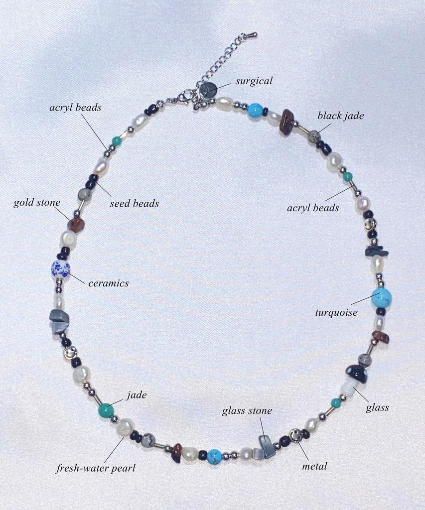 Runds Multi Bead Necklace 03