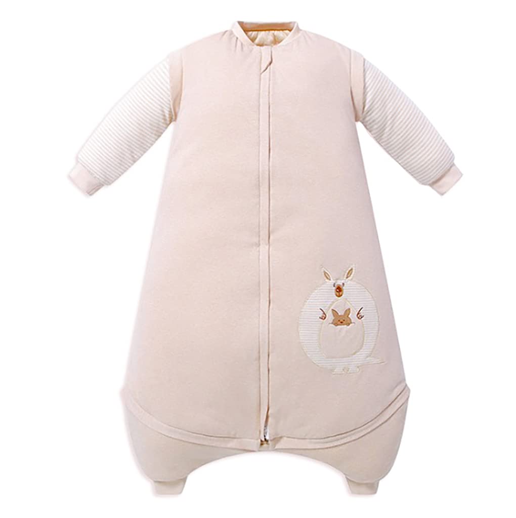 

Baby Sleeping Organic Prevents Cold Long Sleeve Ages 3 to 5 [MOMSMENU] Sleeper, Bag, Baby, 100% Cotton, Soft, Sleeping, Pajamas, Autumn, Winter,