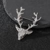 Retro Elk Brooch, Men's and Women's Suit, Deer Head Corsage Accessories, High-end