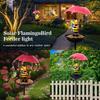2 STÜCKE/3 STÜCKE Outdoor Eisen wasserdichte Statue Licht Simulation Tier Solarleuchte mit Biene und Flamingo Frosch und Kolibri Futterspender Funktion, Dekoration