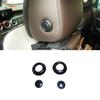 Car Headrest Adjustment Button Sequins Trim For Mercedes Benz C W205 E W213 GLC X253 2016-2018