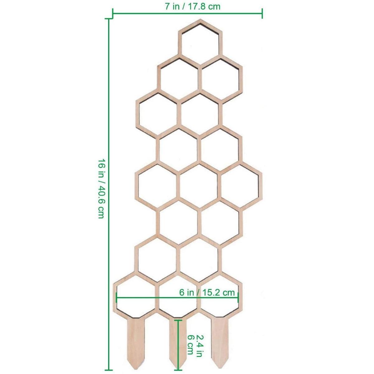 

Решетка для вьющихся растений в помещении. Небольшая деревянная решетка для горшечных растений. Держатель для стартовой решетки в форме сот. Style 1 естественный