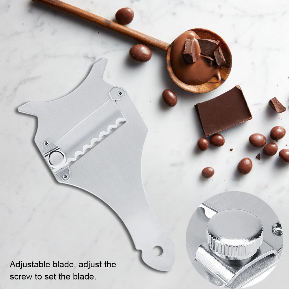Truffle , Stainless Steel Cheese Cutter Blade Chocolate Truffle Grater with Wood Handle for Home and Commercial Kitchen Us