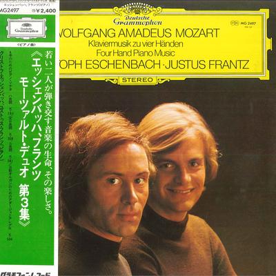 Disque Vinyle CHRISTOPH ESCHENBACH, JUSTUS FRANTZ - Mozart : Musique pour piano à quatre mains MG2497 DEUTSCHE GRAMMO Japon Obi Classique Occasion