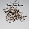 50Pcs Electric Guitar Panel Screw Guitar Socket Iron Core Cover Guard Plate Installation Fix 6 Coloering Screw 6