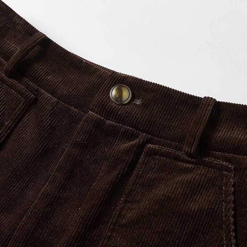 Women's Vintage High-Waist Corduroy Wide-Leg Pants