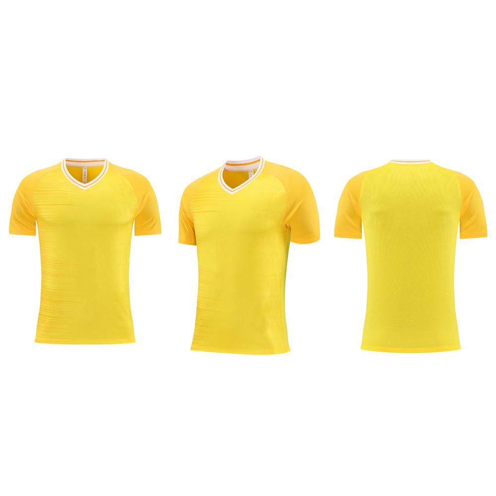New Football Jersey, Men's Game Training Jersey Set, Children's and Adults' Sports Quick-drying Single-piece Short-sleeved Jersey Customization