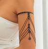 Ingemark 17 Styles Boho Crystal Pendant Cuff Open Bangles for Women Wed Bridal Goth Tassel Link Arm Bracelets Party Zircon Gift