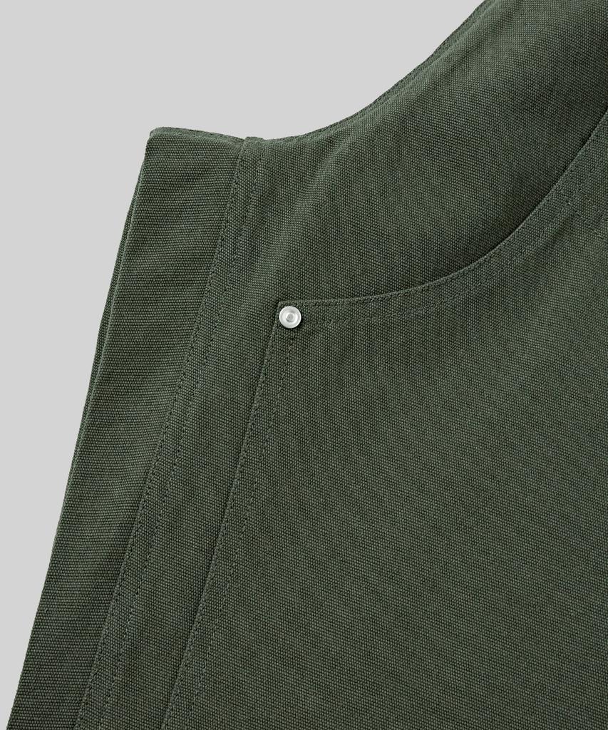 Beodeonteu Double Layer Carpenter Wide Cotton Pants [Khaki]