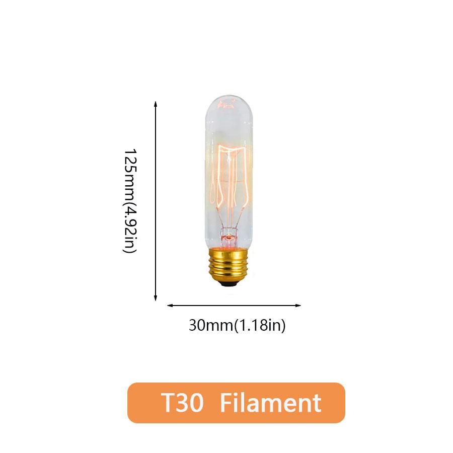 Reteo Edison Light Bulb 220V 110V E27/E26 A19 ST64 40W Vintage Filament Light Bulb Edison Lamp For Home Vintage Edison Lamp