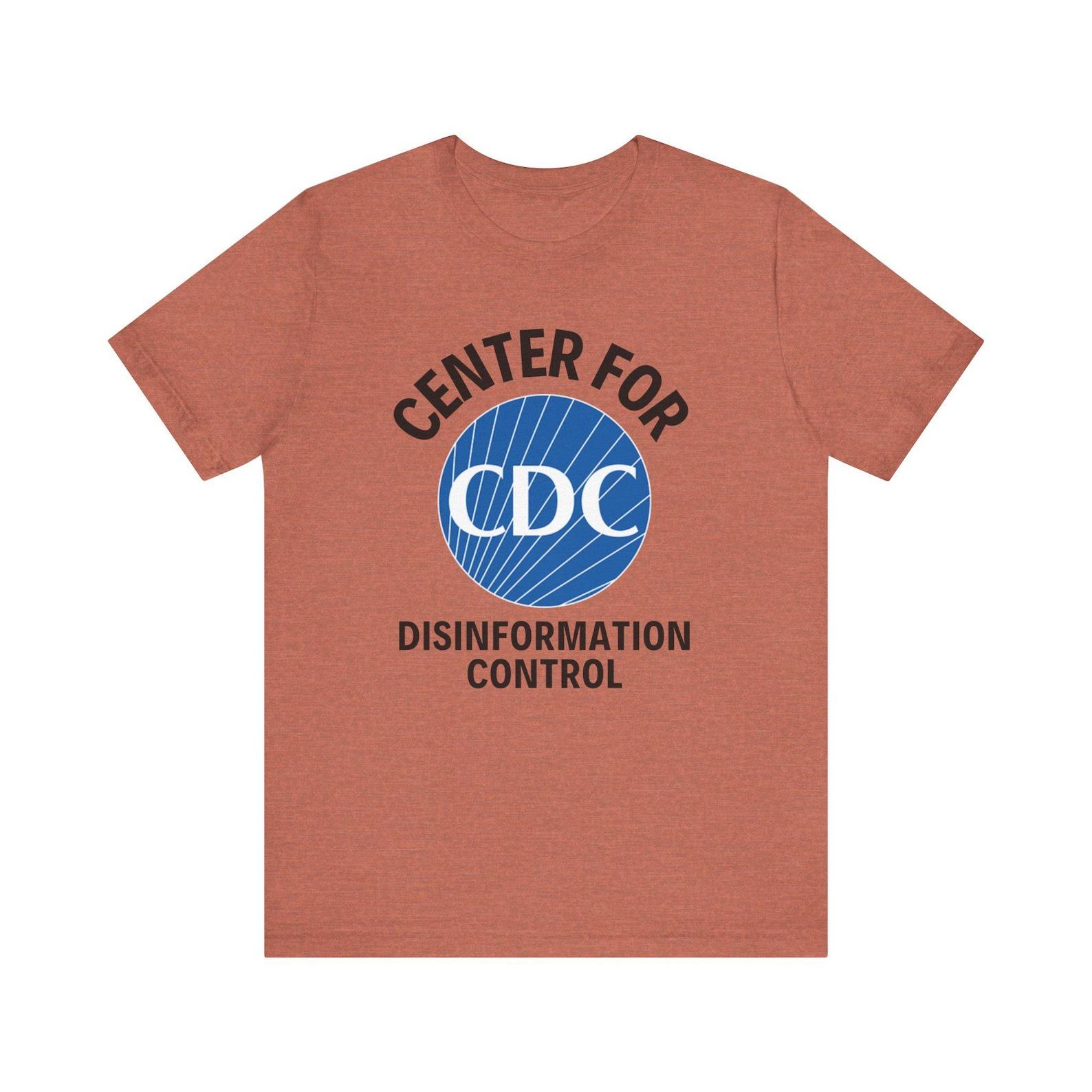 CDC - Center for Disinformation Control - Unisex Jersey Short Sleeve Tee XL