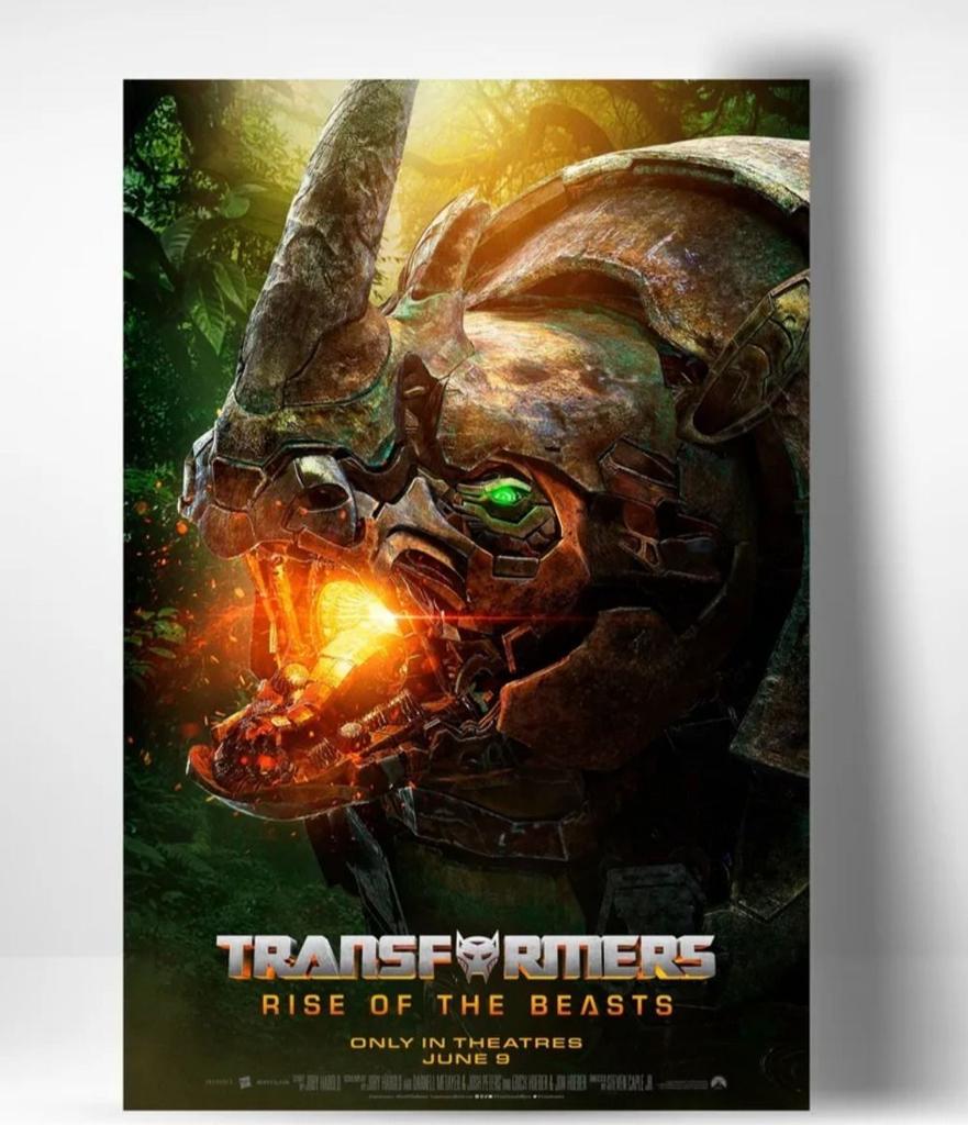 Transformers Rise of the Beasts Metal Poster, Movie Wall Art 20x30cm