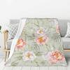 Blue marble pattern Printed Blanket for Sofa Bed Travel Camping Living Room Office Conditioning Blanket for All Seasons Gifts