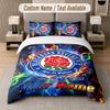 Custom Bedding Set Blackburn Rovers Football Pattern, Print Name Text 1 Duvet Cover Plus 2 Pillowcases Home Textile